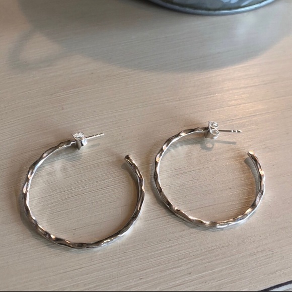 Silpada Jewelry - New Silpada Hammered Hoops Silpada Jewelry - New Silpada Hammered Hoops